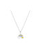 Marea Silver Chain Kids Necklaces with Stones Rainbow D02407-BD