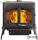 Kawmet Premium Sparta S10 Eco Fontă Soba pe lemne 13.9kW Negru