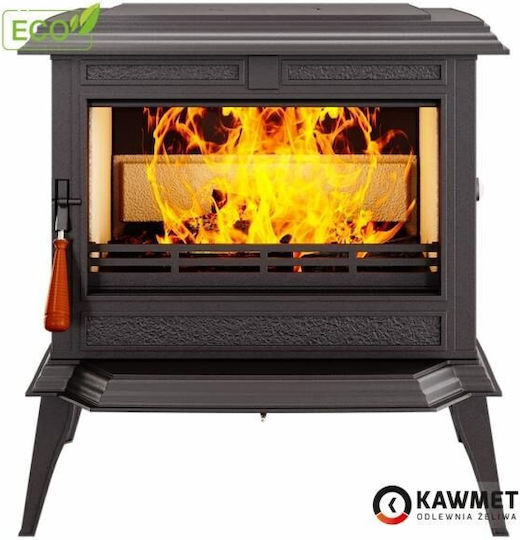 Kawmet Premium Athena S12 Eco Cast Iron Wood Stove 12.3kW Black