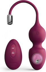 Dorcel Ασύρματες Κολπικές Μπάλες με Δόνηση Remote Controlled Silicone Vibrating Kegel Balls Purple