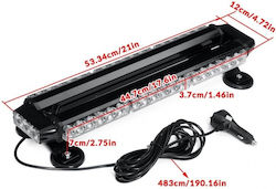 Flexzon Μπάρα Σήμανσης Αυτοκινήτου LED 12/24V 54cm - Πορτοκαλί