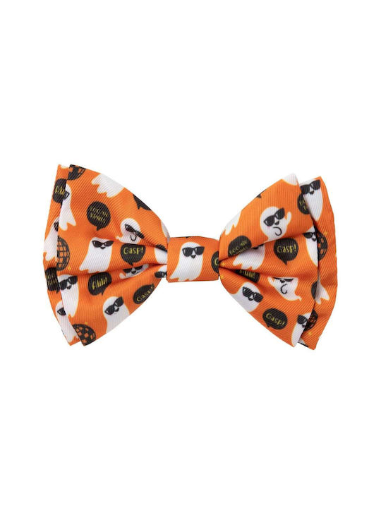 Fuzzyard Halloween Orange Dog Bow tie 13cm