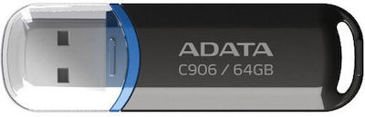 Adata C906 64GB USB 2.0 Stick Schwarz