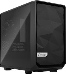 Fractal Design Meshify 2 Nano Gaming Mini Tower Computer Case with Window Panel Black