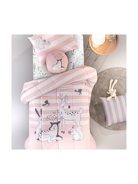 Guy Laroche Kids Duvet Cover Single Cotton Pink...