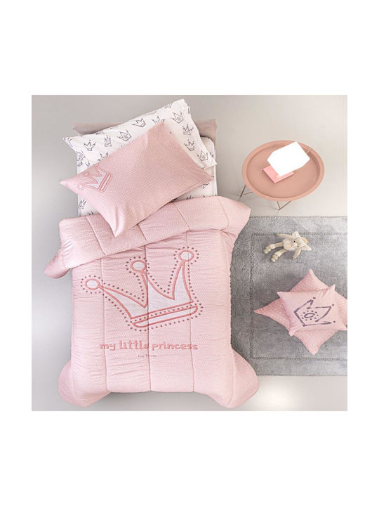 Guy Laroche Majesty Kids Duvet Cover Single Cotton Pink 165x225cm