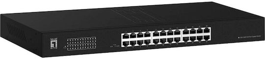 Level One Unmanaged L2 Switch με 24 Θύρες Ethernet
