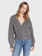 Guess Odette Women's Knitted Cardigan with Buttons Dark Grey