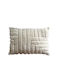 Art et Lumiere Decorative Pillow Case from 100% Cotton White 40x60cm