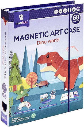Mieredu Jucărie Magnetică De Construcție Lumea Dinozaurilor Pentru Copii 3+ Ani