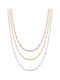 Vogue Necklace from Pink Gold Plated Silver