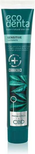 Ecodenta Sensitive Probiotics & CBD Zahnpasta Ohne Fluorid 75ml