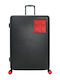 LEGO Trolley Small Brick Medium Hard Black Suitcase With 4 Wheels Height 65cm