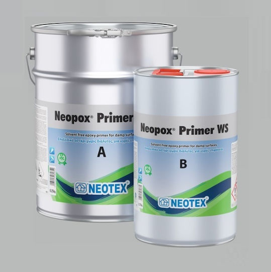 Neotex Neopox Primer WS Α + Β Αστάρι Κατάλληλο για Δομικά Υλικά 1kg