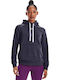 Rival Women's Sweatshirt Hooded Navy Blue