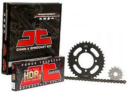 JT Sprockets Kit lanț și pinion (15-44-428HDR) pentru Honda GTR 150