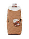 All For Paws Lambswool Turtleneck Hundemantel Fleece Beige mit Rückenlänge 20 cm.
