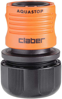 Claber Aquastop 8604 Quick Connector Water Pipe 3/4'' 19mm