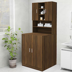 vidaXL Badezimmerschrank Wäscherei B70.5xT25.5xH90cm Eiche