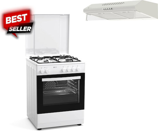 Thermogatz TGS 3610 WH Turbo + TGS 170 WH 04.401.091 Φοιτητικό Σετ Οικιακών Συσκευών