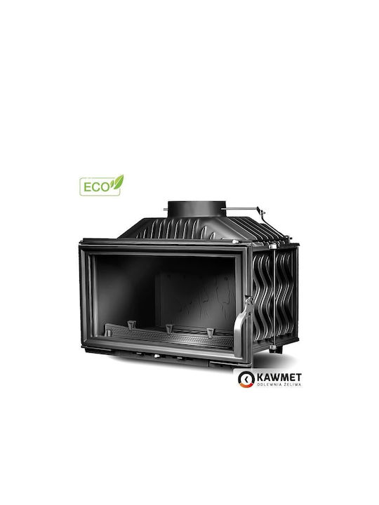 Kawmet W15 Eco Ενεργειακό Τζάκι Ξύλου 9.4kW Ίσιο με Ανοιγόμενη Πόρτα