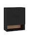 Cabinet Wall Black 60x31x70cm