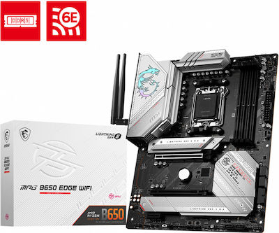 MSI MPG B650 Edge WIFI Дънна платка ATX с AMD AM5 Сокет