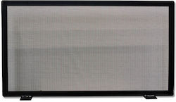 Metallotechniki Metallic Fireplace Screen 90x50cm Black Metallotechniki Metallic Fireplace Screen 90x50cm Black