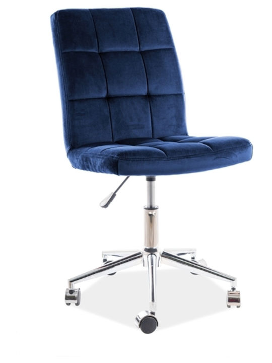 Καρέκλα Γραφείου Q-020 Μπλε Diommi