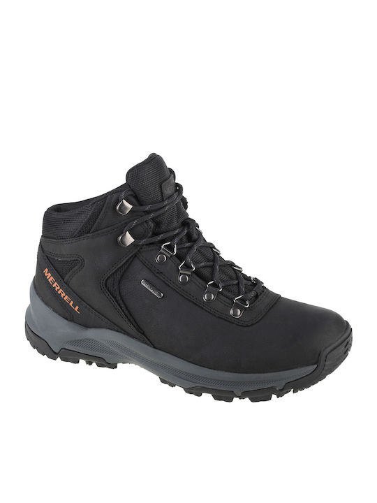 Merrell Erie Mid LTR WP Männer Wanderschuhe Schwarz