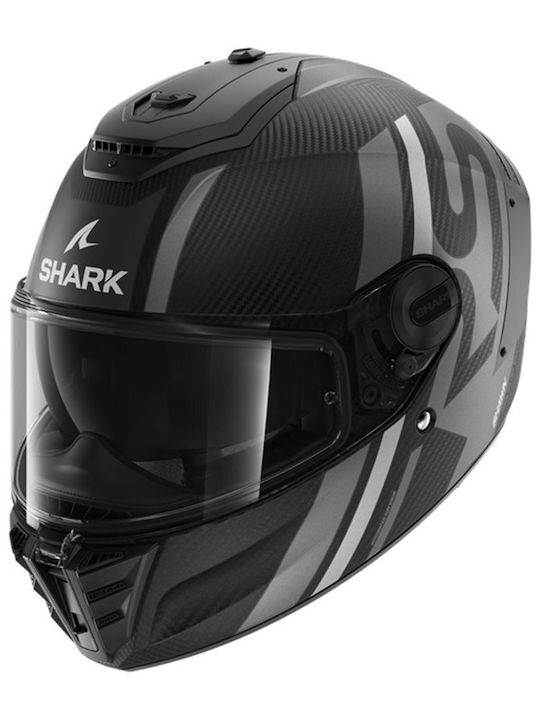 Shark Spartan RS Carbon Shawn Mat Black / Grey ...