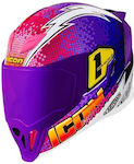 Icon Airflite Quarterflash Motorradhelm Volles Gesicht DOT / ECE 22.05 1450gr