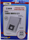 Euro Filter Y15s Σακούλες Σκούπας 5τμχ Συμβατή με Σκούπα Ariete / Hoover / Izzy / Rohnson / Singer / Taurus
