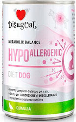 Disugual Hypoallergenic Canned Wet Dog Food with Rice 1 x 400gr