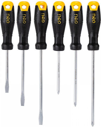 Deli Set Precision Screwdrivers with 6 Interchangeable Tips