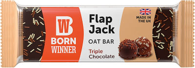 Born Winner Bară Flapjack cu Ciocolată triplă (1x100gr) 100gr