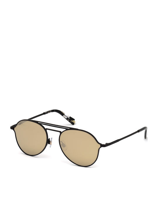 Web Men's Sunglasses with Black Metal Frame and...