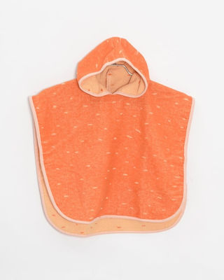 Pennie Hicky Kinder Strandponcho Orange 50 x 45cm.