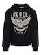 Kids Sweatshirt with Hood Black