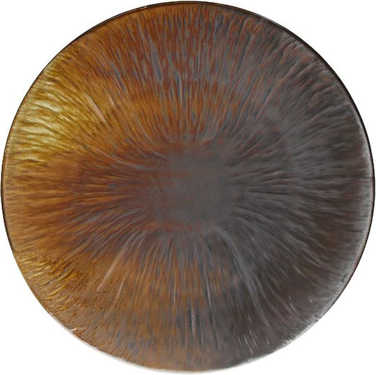 Tognana Rust Copper Чиния Плитко от Порцелан Кафяв с Диаметър 29см 6бр