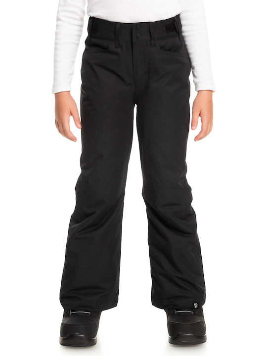 Roxy Backyard ERGTP03039-KVJ0 Παιδικό Παντελόνι Σκι & Snowboard Μαύρο