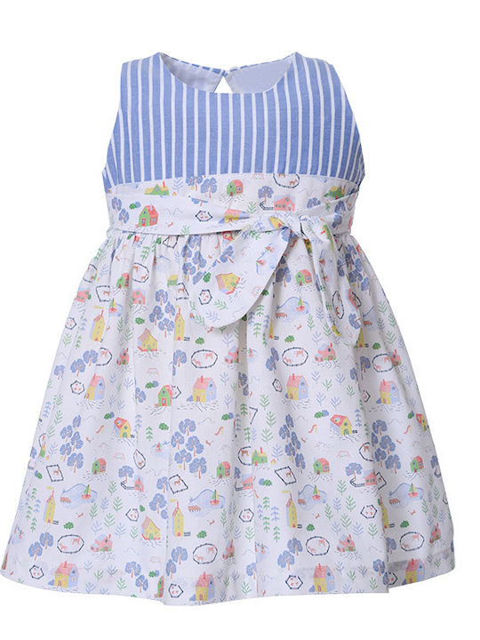 Matoufrance Kids Dress Sleeveless Light Blue