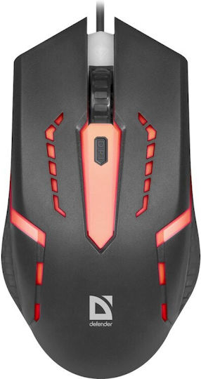 Defender MB-600L Gaming Mouse Black