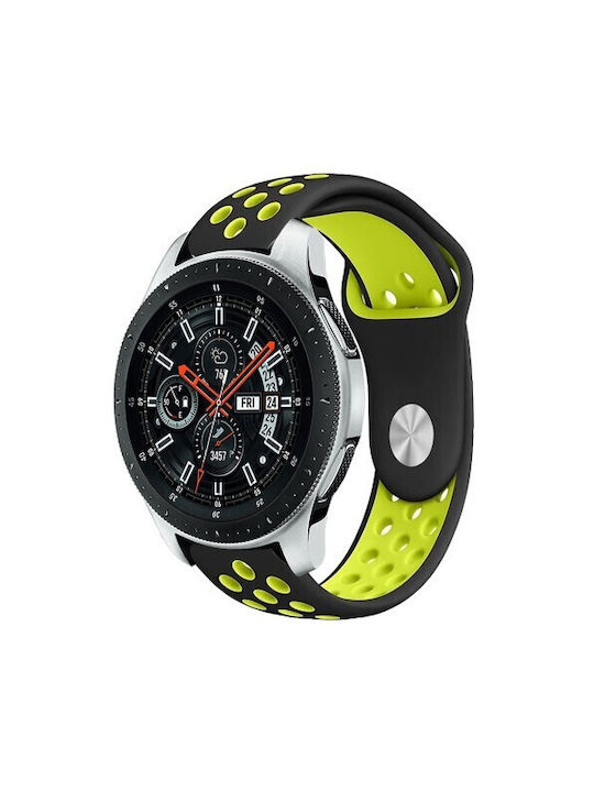 Tech-Protect Two-Tone Strap Silicone with Pin Black / Green (Mi Watch) E44647F