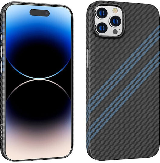 Hoco Slim Back Cover Plastic Negru / Albastru (iPhone 14 Pro Max)