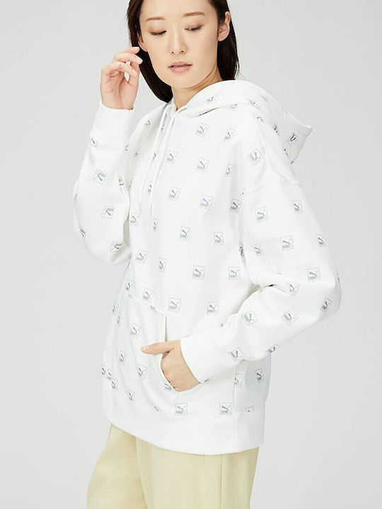 PUMA Brand Love Long Women's Sweatshirt Hooded ...