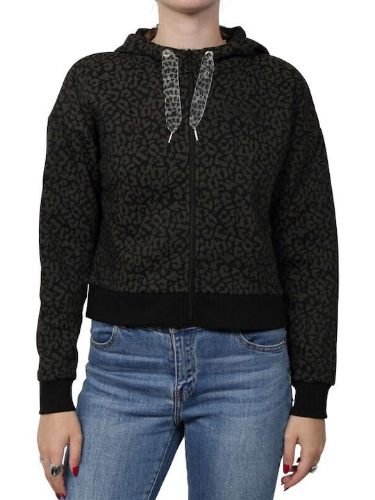 FILA Nile Zip Hoodie Women's Sweatshirt Black with Hood