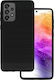 Powertech Umschlag Rückseite Silikon Schwarz (Galaxy A73 5G)