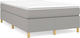 Boxspring Bed Base Semi-Double made of Wood Lig...