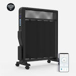 Universal Blue Formosa 4020B Convector Heater Floor 2000W Mica with Electronic Thermostat and WiFi 58.5x69.5cm Black